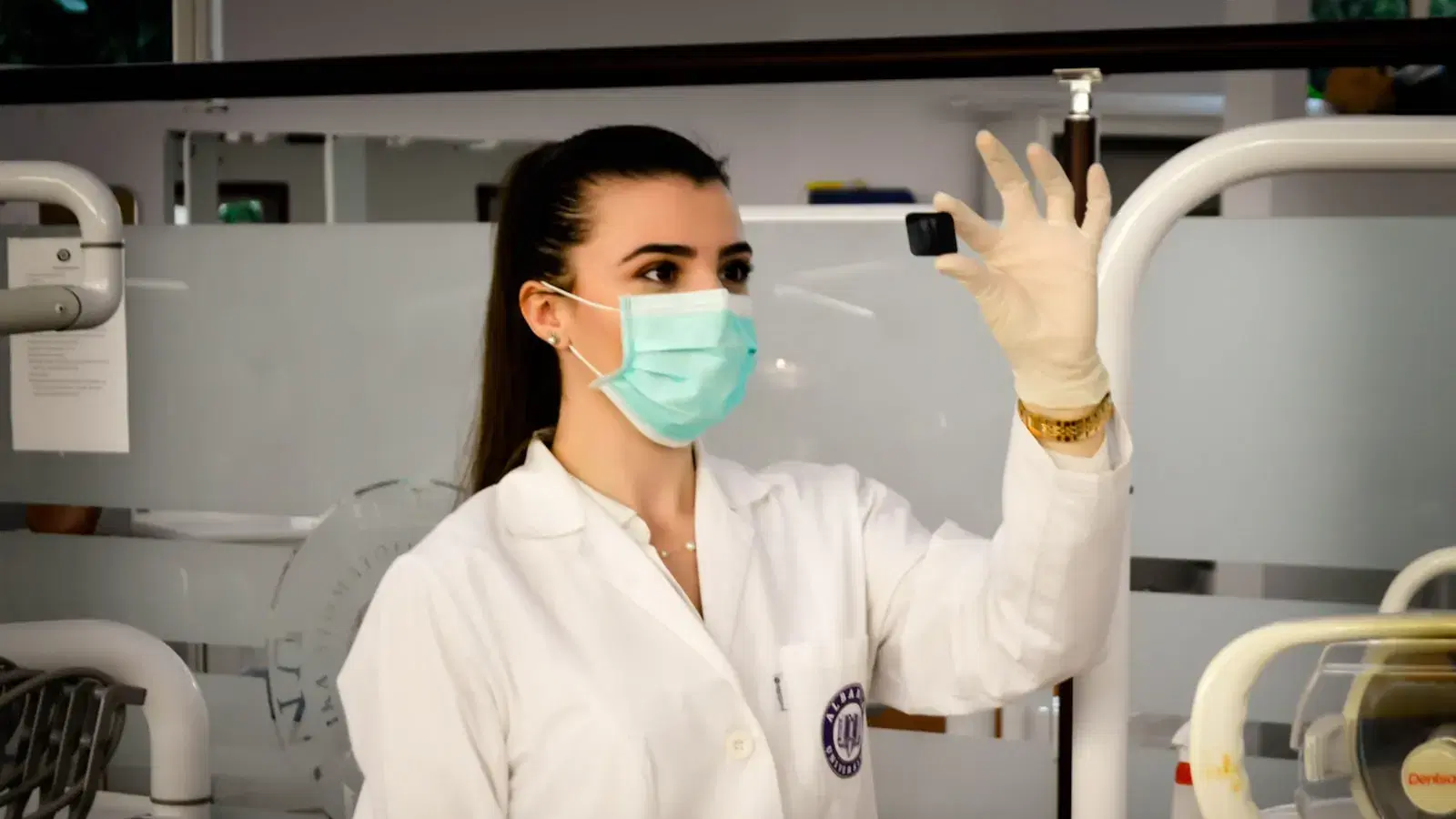 Medical students in a teaching hospital setting