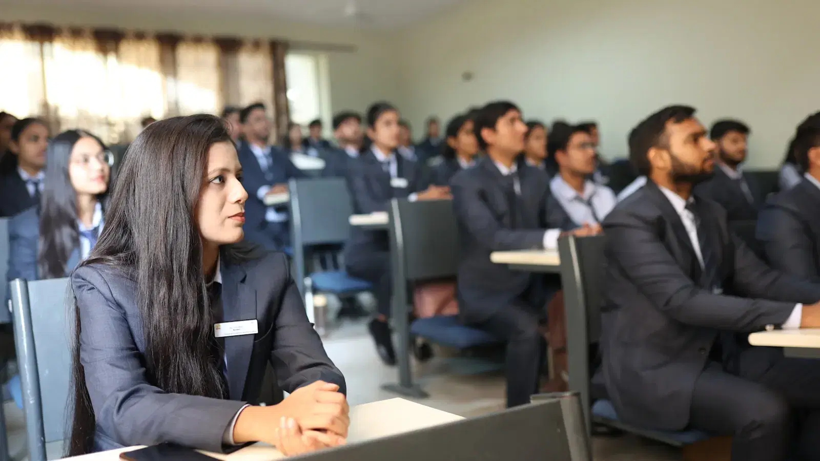 Students in a professional integrated programme classroom