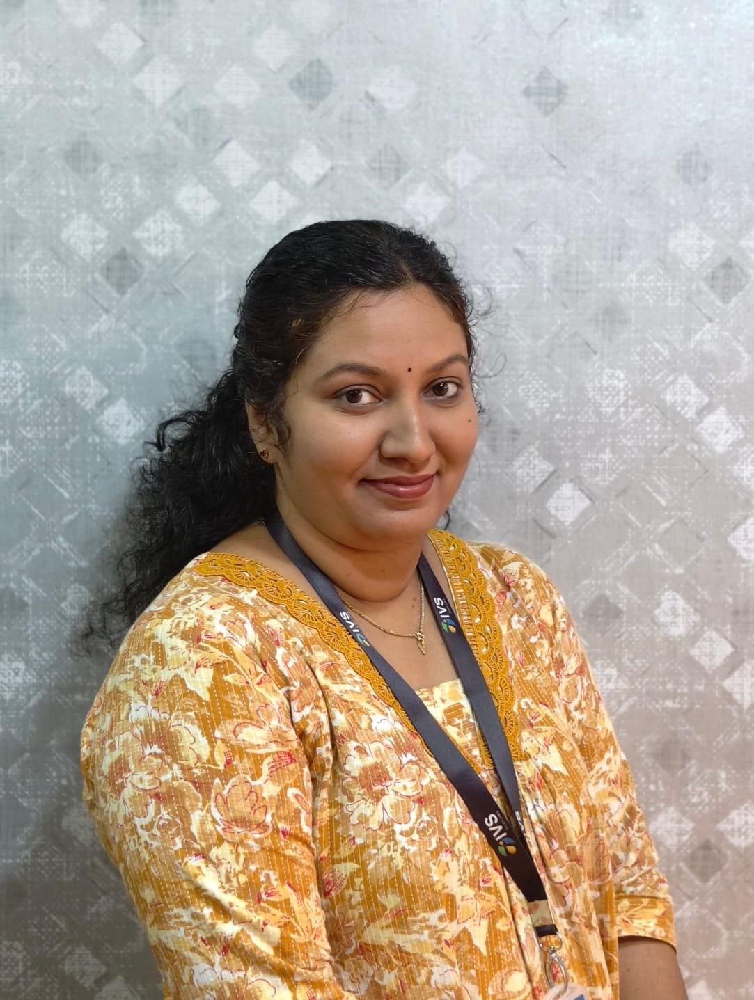Sithara Jithin, Team Leader at IVS Study Links