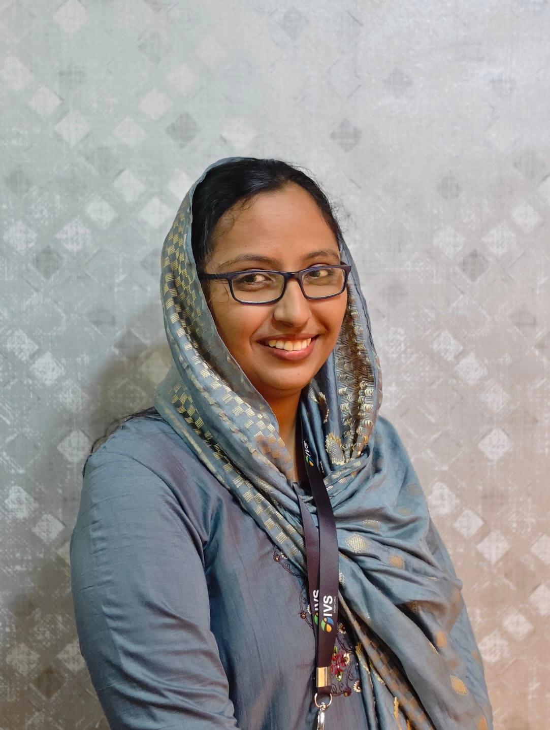 Samrin . M, Student counsellor at IVS Study Links